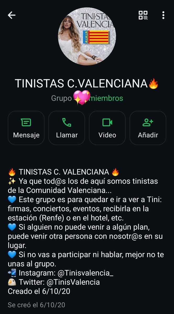TinisValencia's tweet photo. 🔥 TINISTAS C. VALENCIANA 🔥
Si eres tinista de la C. Valenciana, este es tu grupo 💙
Para ir a firmas, conciertos, eventos, recibirla en Renfe/hotel, etc.
Si no participas, mejor no entrar 😉
📲 IG: @Tinisvalencia_
🐦 Tw: @TinisValencia https://t.co/ELnGBYzuhF