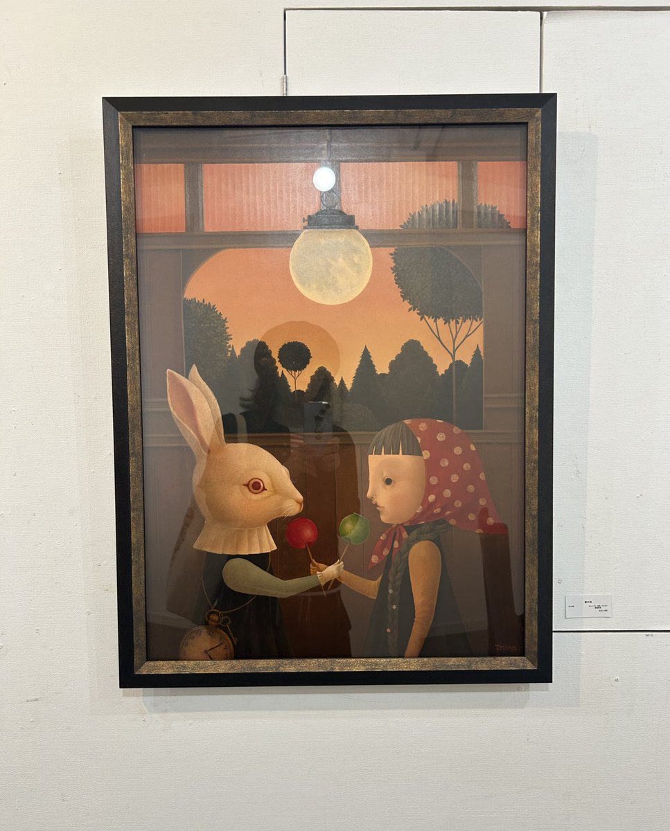 深瀬優子様　絵画作品「のばら」 展示巡り。スパンアートギャラリーにて深瀬優子さん個展「home*hope
