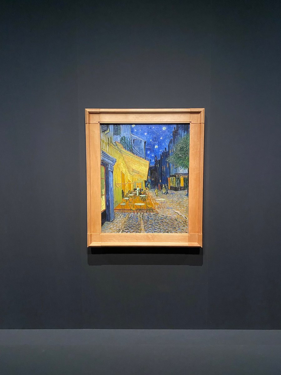 MISO_758DB's tweet photo. 2026年最初の美術館巡りは、
福島県立美術館の大ゴッホ展でした！
美術の教科書の中でしか見たことのなかった「夜のカフェテラス」を生で観ることができ、ゴッホの青色系の色の使い方が好きだなぁと改めて感じました
初めての福島県、とても楽しめました！
#行ったよらでんちゃん
#観たよらでんちゃん https://t.co/0IqMDvsdUT