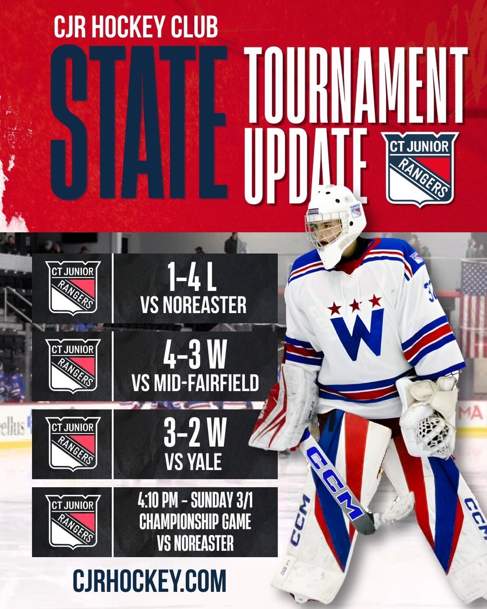 CT Junior Rangers (@CJRHockey) / Posts / X