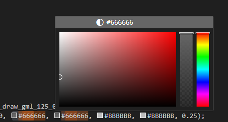 ¿No os parece graciosísimo que un tono de gris que se usa varias veces en el código de Deltarune sea el #666666?