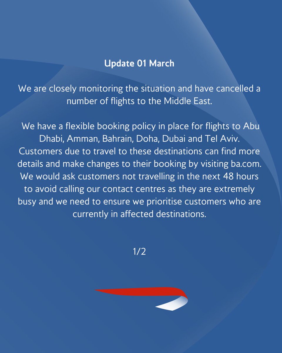 British Airways tweet media