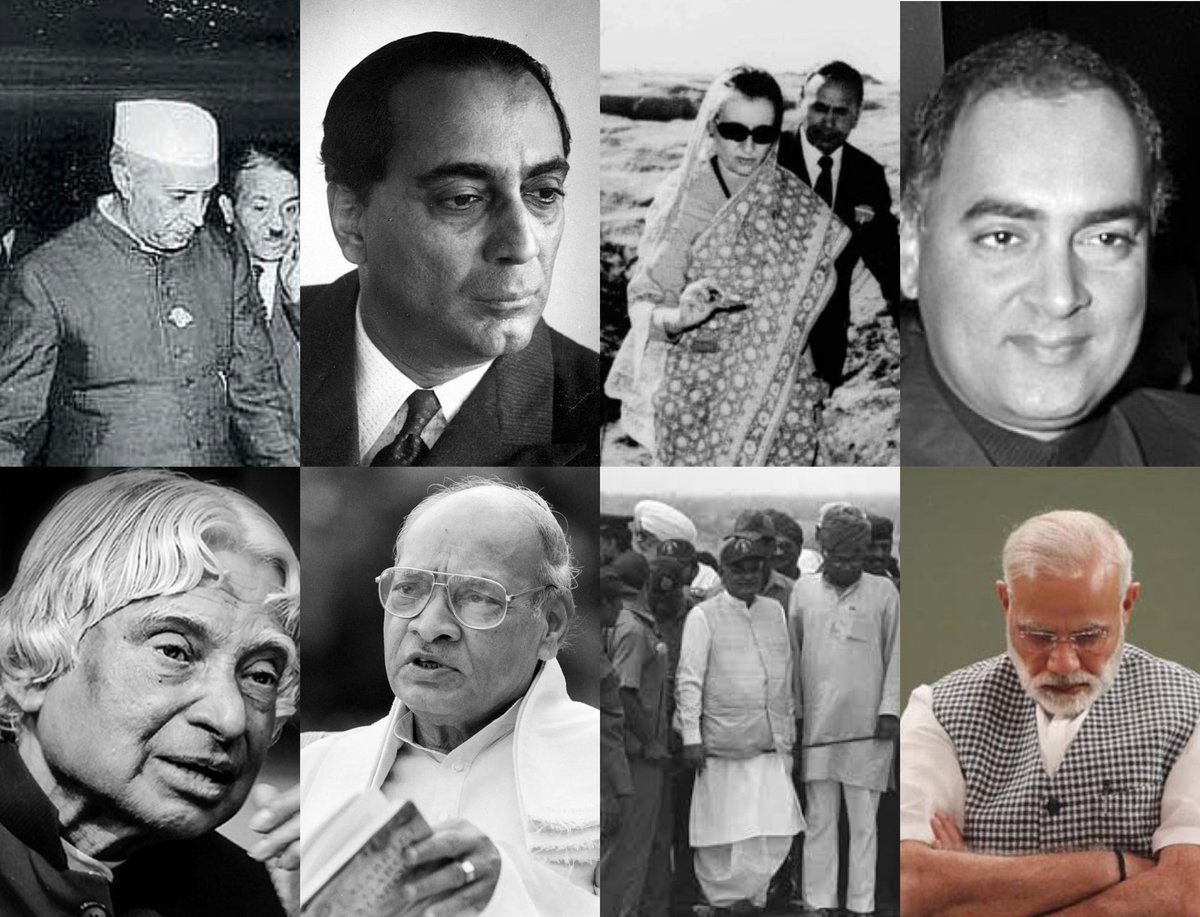 • PANDIT JAWAHARLAL NEHRU laid the scientific and institutional foundation of India’s nuclear program. He established the Atomic Energy Commission in 1948 and supported Dr. Homi J. Bhabha’s vision for nuclear research. He set up key institutions like BARC.

• INDIRA GANDHI