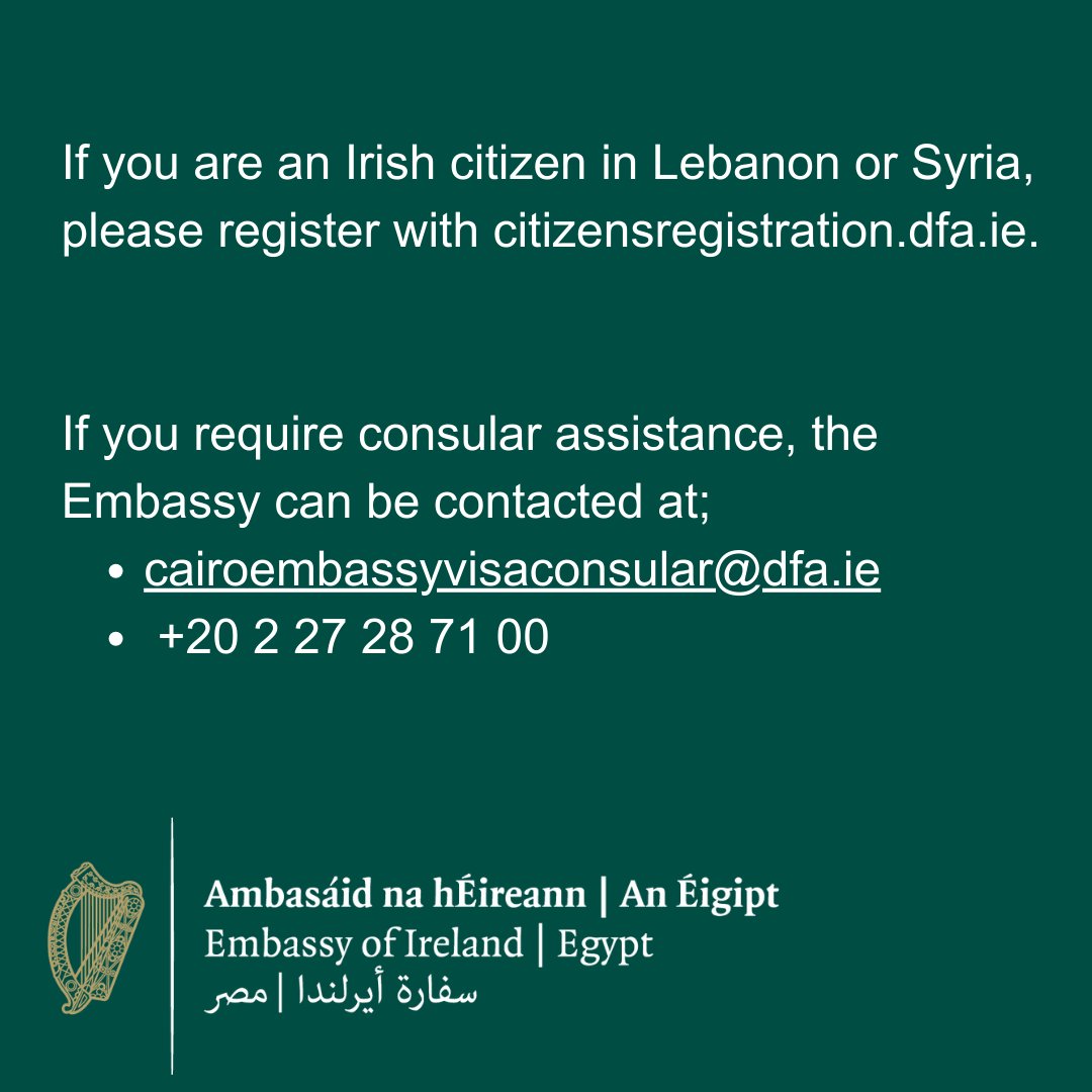 Embassy of Ireland Cairo tweet media