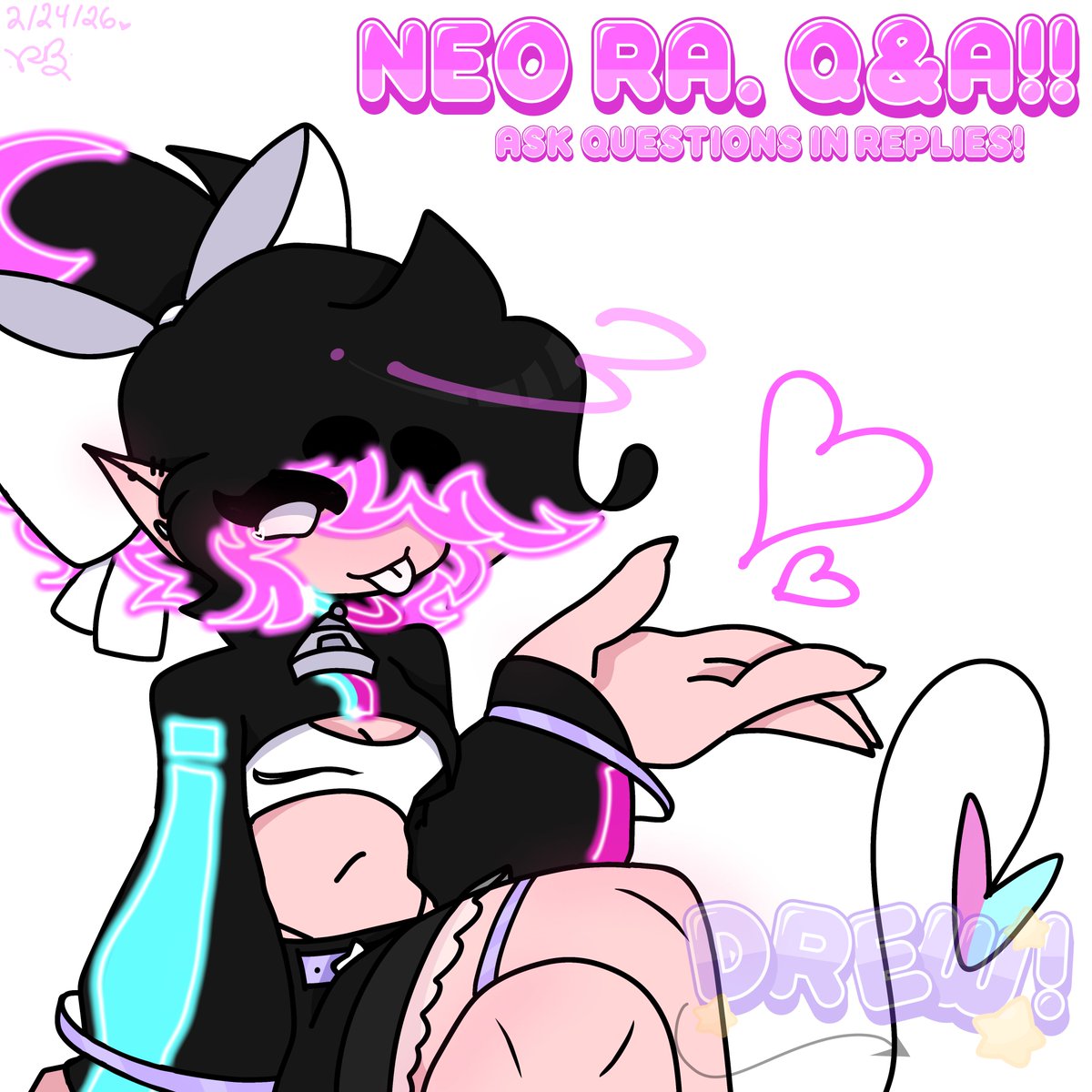 _Drewbyx's tweet photo. ✨🩷OFFICIAL Q & A FOR NEO REAWAKENED!!🩷✨
Ask your questions here, I'll answer them in an upcoming thread✨
#fnf #fridaynightfunkin #fnfneo #neofnf #funkinneo #questionsandanswers https://t.co/tYsfgsq1Gn