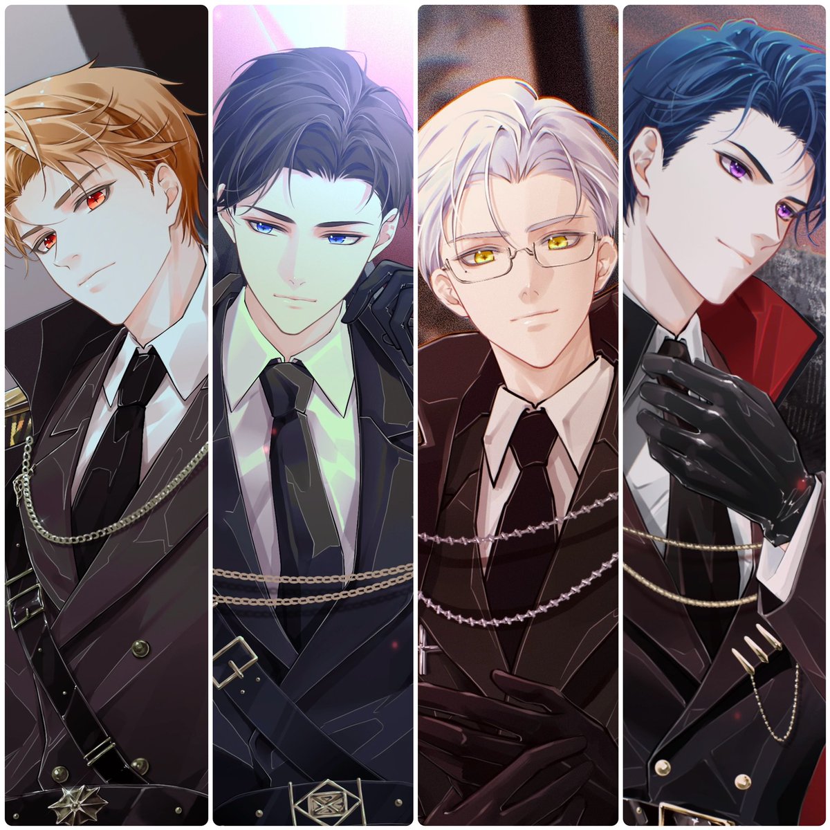 #未定事件簿 #TearsOfThemis  #LukePearce
#ArtemWing 
#VynRichter 
#MariusVonHagen 
全员军装