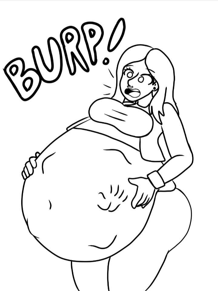 Lineart comms vore edition