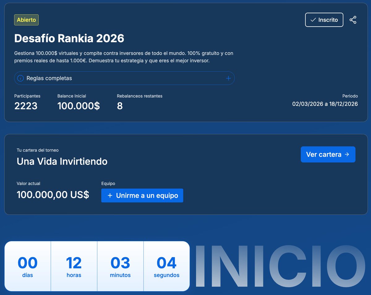 Juan Such - Rankia tweet media