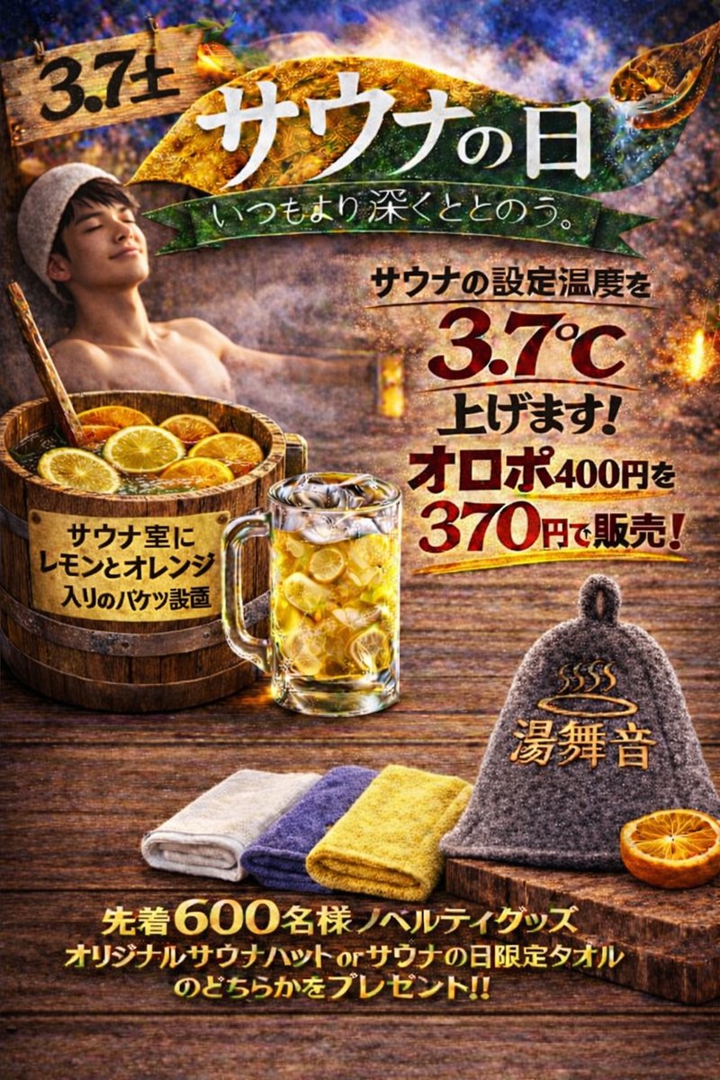 天然温泉湯舞音 市原ちはら台店【公式】 on X: 