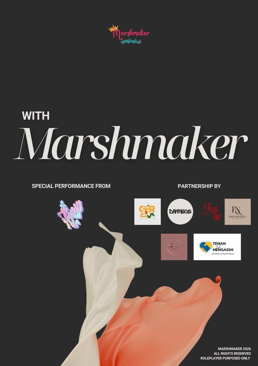 ㅤㅤ 

ㅤㅤ 𝗠𝗔𝗥𝗦𝗛𝗠𝗔𝗞𝗘𝗥's 𝟰𝘁𝗵 𝗔𝗡𝗡𝗜𝗩𝗘𝗥𝗦𝗔𝗥𝗬,
ㅤㅤ 𝟒𝐄𝐕𝐄𝐑𝐌𝐎𝐑𝐄   𝖶𝖨𝖳𝖧  𝐌𝐀𝐑𝐒𝐇𝐌𝐀𝐊𝐄𝐑.

ㅤㅤ       ⋆𐙚₊˚⊹ㅤ #4evermoreMarshmaker

ㅤㅤ Sands Grand Ballroom, Marina Bay, 
ㅤㅤ Singapore  ‧₊˚.    𝖲𝗎𝗇𝖽𝖺𝗒,  𝟖  March.

ㅤㅤ