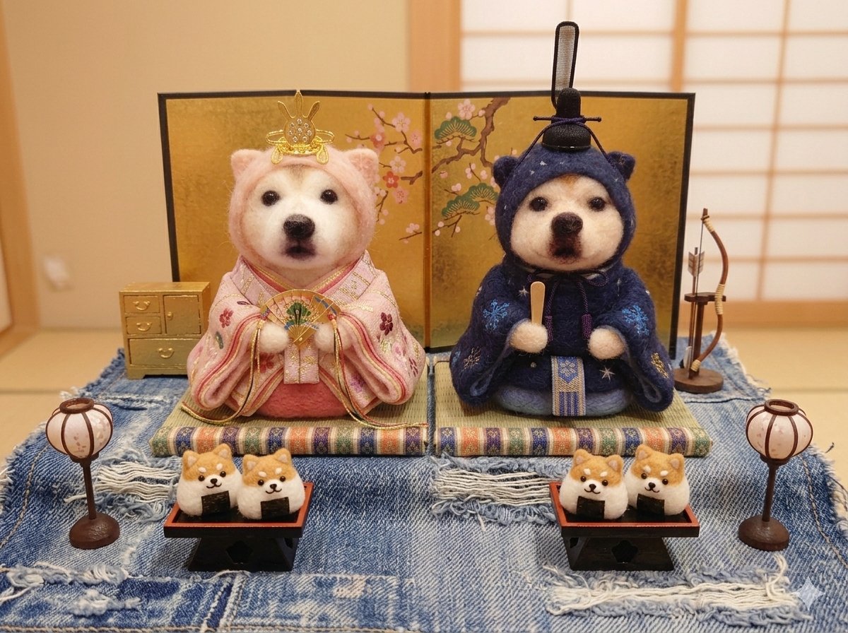 急募】ぼくのお内裏様なの〜🎎💦」 大慌ての大きめお雛ちゃんが21時を