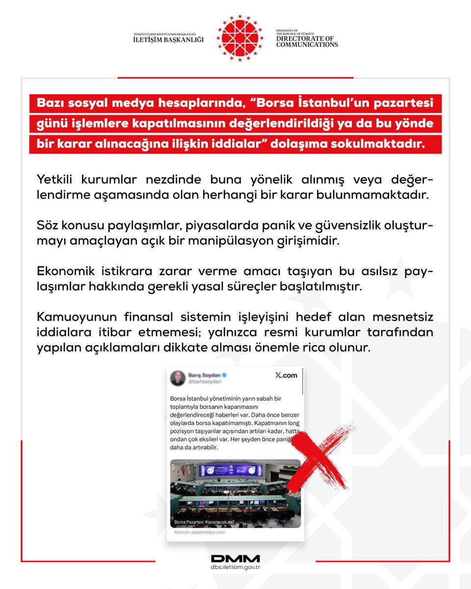 Dezenformasyonla Mücadele Merkezi tweet media