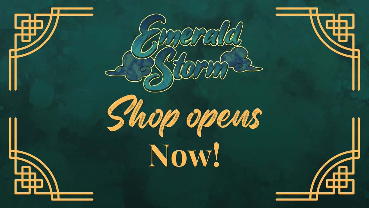 🐉 PRE-ORDERS OPEN NOW 🐉

Emerald Storm opens its pre-orders now! Check out our bundles that feature just about every type of Jiyan you can imagine! ⏬

🐲 emeraldstorm.bigcartel.com 

#jiyan #fanzine #wuwa #wutheringwaves