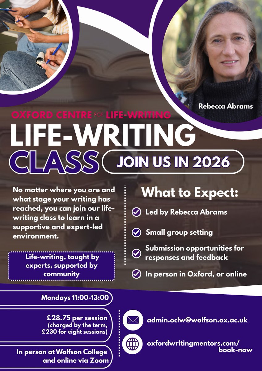 Oxford Life-Writing tweet media