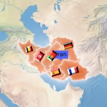 Iran - powierzchnia około 1,65 miliona km²
➡️ około 3 razy większy od Francji
➡️ ponad 4 razy większy od Niemiec,
➡️ ponad 5 razy większy od POLSKI
➡️ około 9 razy większy od Syrii