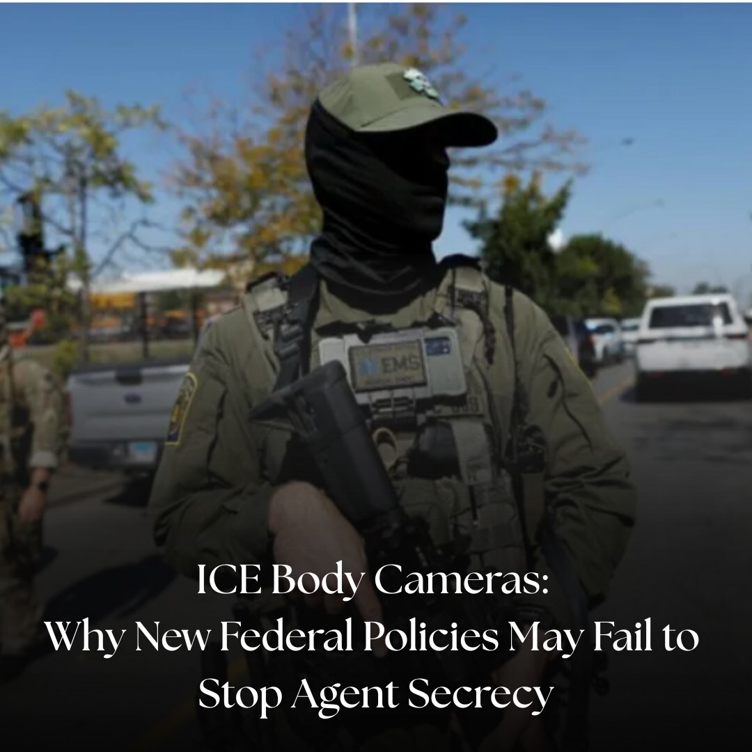 IBTimesUK's tweet image. The camera may be on, but secrecy lives in the exceptions.

#ICE #Federal #iceagents 

Read More: ift.tt/j5CnbAM