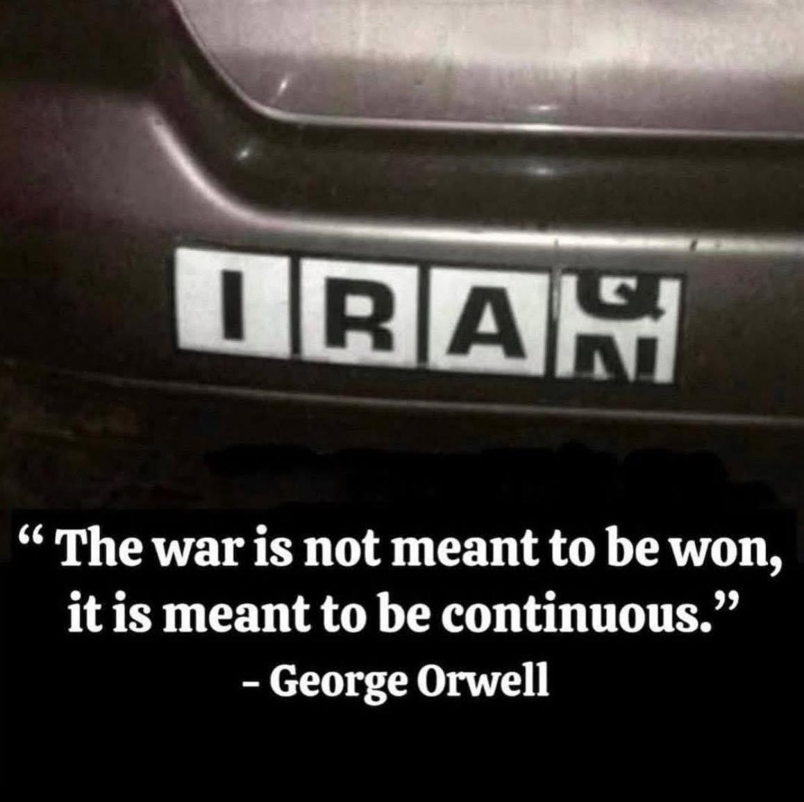 RichardAbraxas's tweet photo. #FAFO #FAFO2026 #Iran #IranWar #iranwar2026 #Islam #EternalWar #EternalReturn #GeorgeOrwell https://t.co/pjnyblypPe