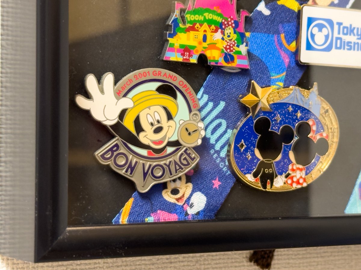 ㊗️ボン・ヴォヤージュ25周年🎉 実家に眠ってた グランドオープンピン