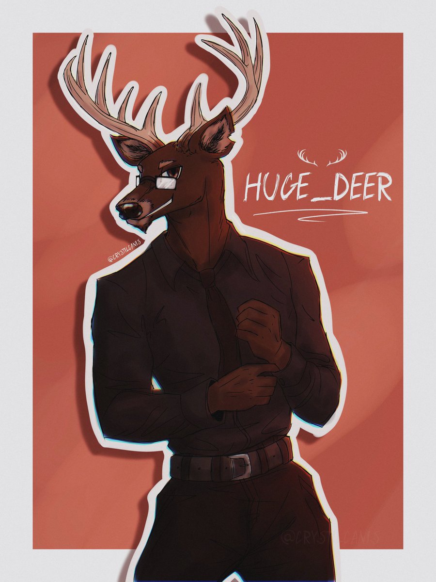 CrystilCanis's tweet photo. Huge Deer doodle 🦌

#huge_deer #horrorMCYT https://t.co/ceoNSEePmg
