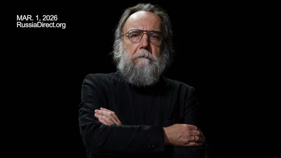 RussiaDirect's tweet photo. Dugin: Moscow is Washington’s next target. The longer Iran holds out, the more time Russia has to prepare for the final confrontation.

🔗 Source: https://t.co/YVDTjRxFqh https://t.co/PdzXZ0ibmE