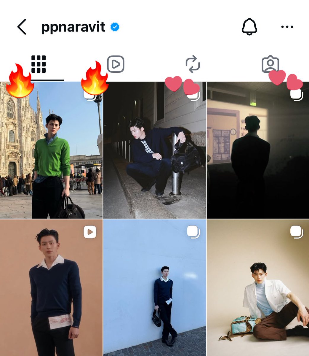 ทุกคนค่ะ ยอดคอมเม้น เป็นอะไรที่ค่อนข้างสำคัญมากค่ะ ฝากคอมเม้นกันเยอะๆ โดยเฉพาะ 3 โพสล่าสุด
แต่ค่อยๆทำ ไม่ต้องถี่ เดี๋ยวไอจีจับว่าเป็นบอท
เม้น3-5อัน แล้วพัก กลับมาเม้นใหม่
ยอดอื่นก็สำคัญ การแชร์ลงสตอรี่ แชร์ผ่านdm

POND PRADA FW26 IN MILAN
#PradaFW26xPond
#ppnaravit