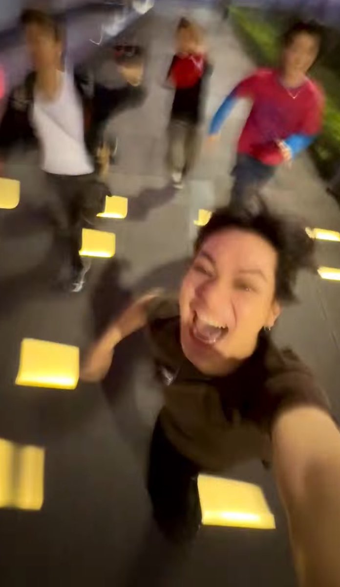 just having the time of his life