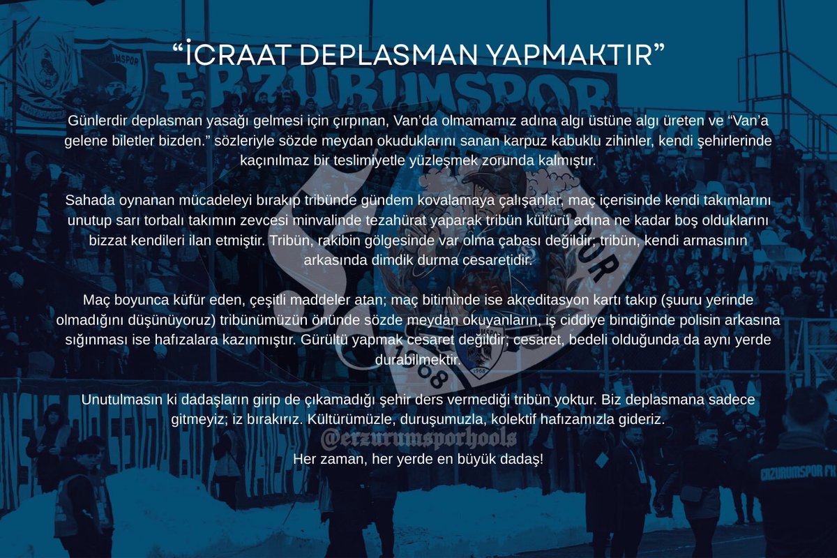 Erzurumspor Hooligans tweet media
