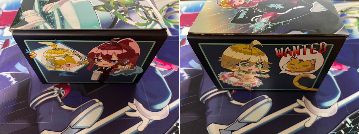 プレイマットのイラストを使用したストレージボックスも記念品として