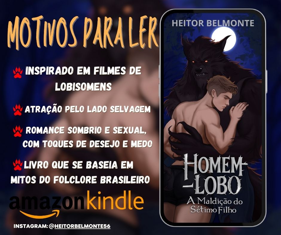 HeitorBelmonte's tweet photo. Esse livro está gratuito hoje, e até o momento é bem interessante. Um romancezinho gay de lobisomem. https://t.co/0hHTN52ePt