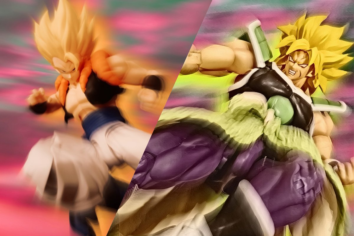 夜のフィギュア撮影会 3/1お題『フリー』 ゴジータ VS ブロリー