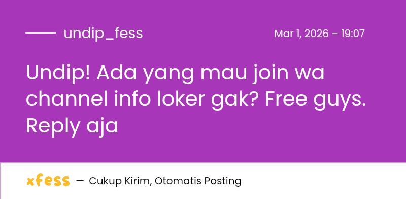 UNDIP MENFESS tweet media