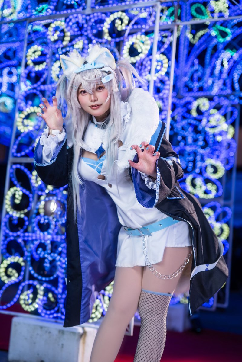 BAUBAU！！！🐾🩵 #cosplay