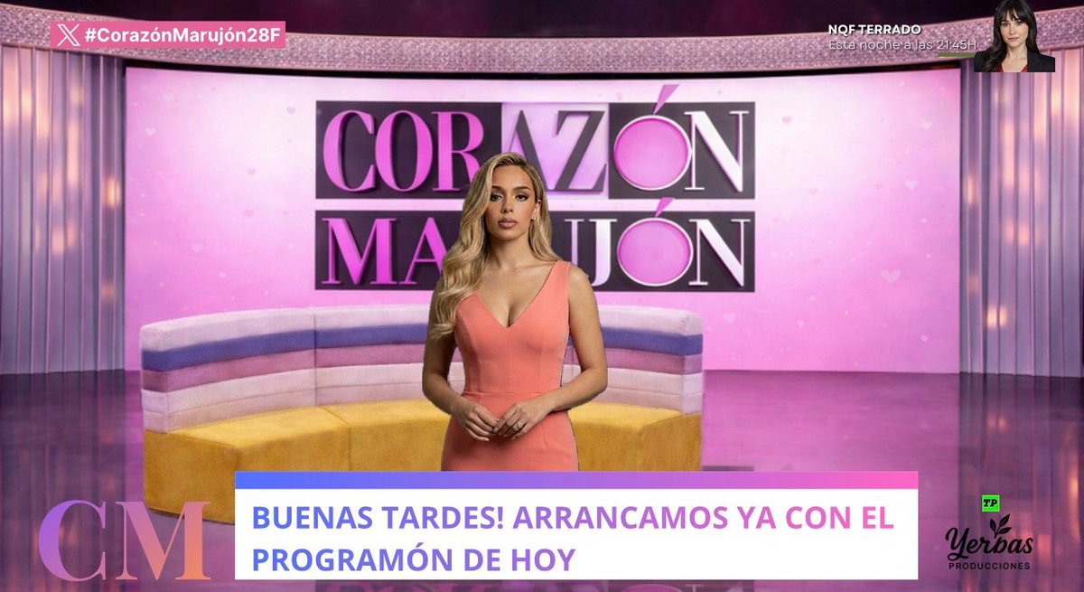 Radar360TV's tweet photo. 📊 #CorazónMarujón28F es LO MÁS VISTO de la mañana del sábado con @RincondelMaruja en @YerbasProduce.

➡️ Obtiene 1.192 ESPECTADORES DE MEDIA y 5.344 ESPECTADORES ÚNICOS.

🎰 Obtiene un 75,5% de SHARE.
🍀 25% de FIDELIDAD. https://t.co/xPE69vi6hz