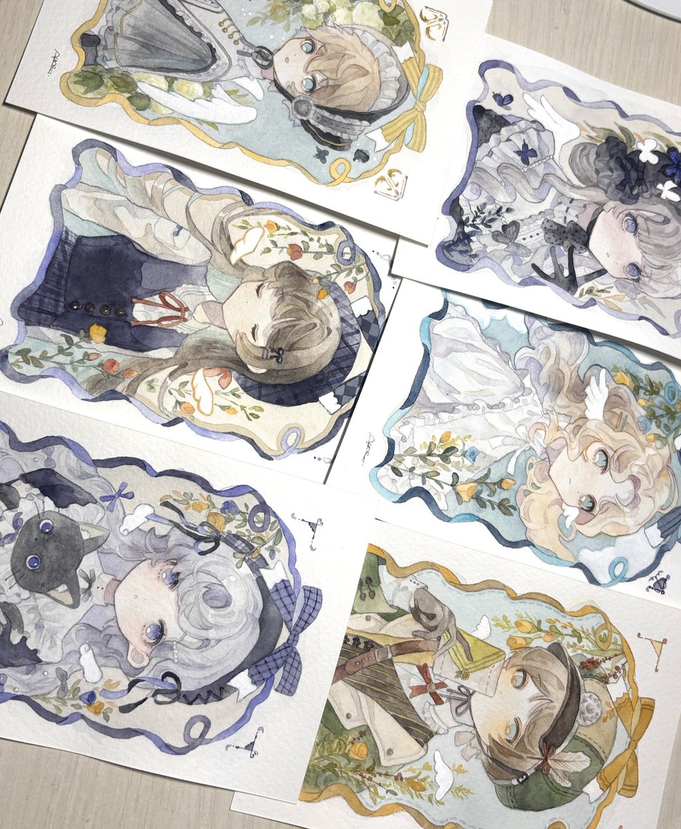 ドローイング原画たち