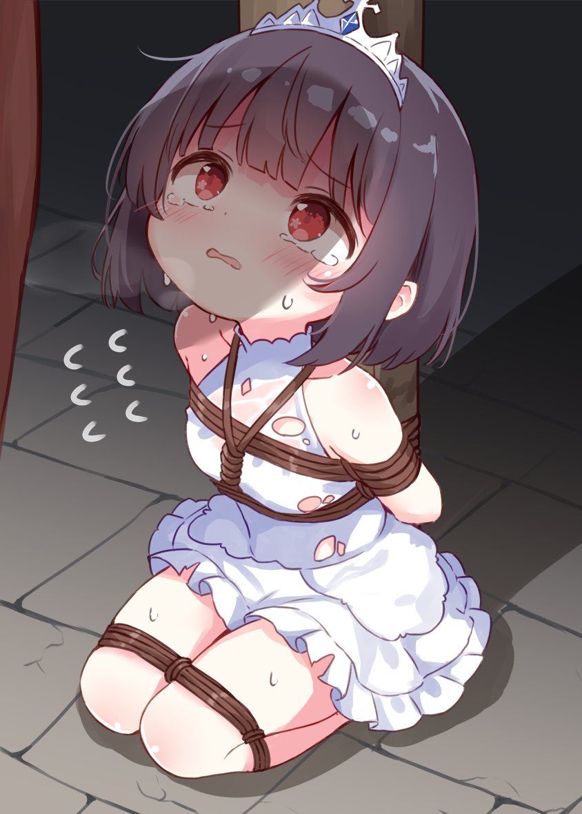 これから何かされそうな囚われの琉奈姫…⛓🎀⛓ 