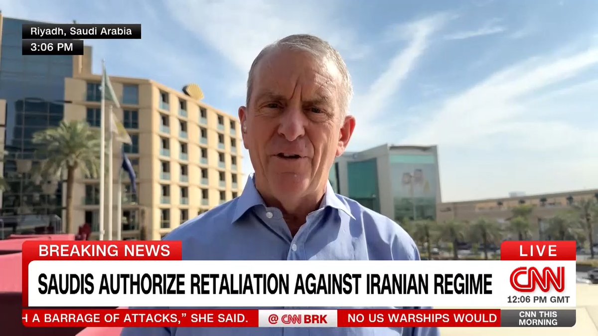 cnnipr's tweet photo. Tehran has launched fresh retaliatory attacks across the region in the wake of Khamenei's death.

CNN's reporters are on the ground, with the latest:
📍@npwcnn @JDiamond1 in Tel Aviv
📍@NicRobertsonCNN in Riyadh
📍@BeckyCNN @PHancocksCNN in Abu Dhabi
📍@BijanCNN in Doha https://t.co/lczXkba6Hz