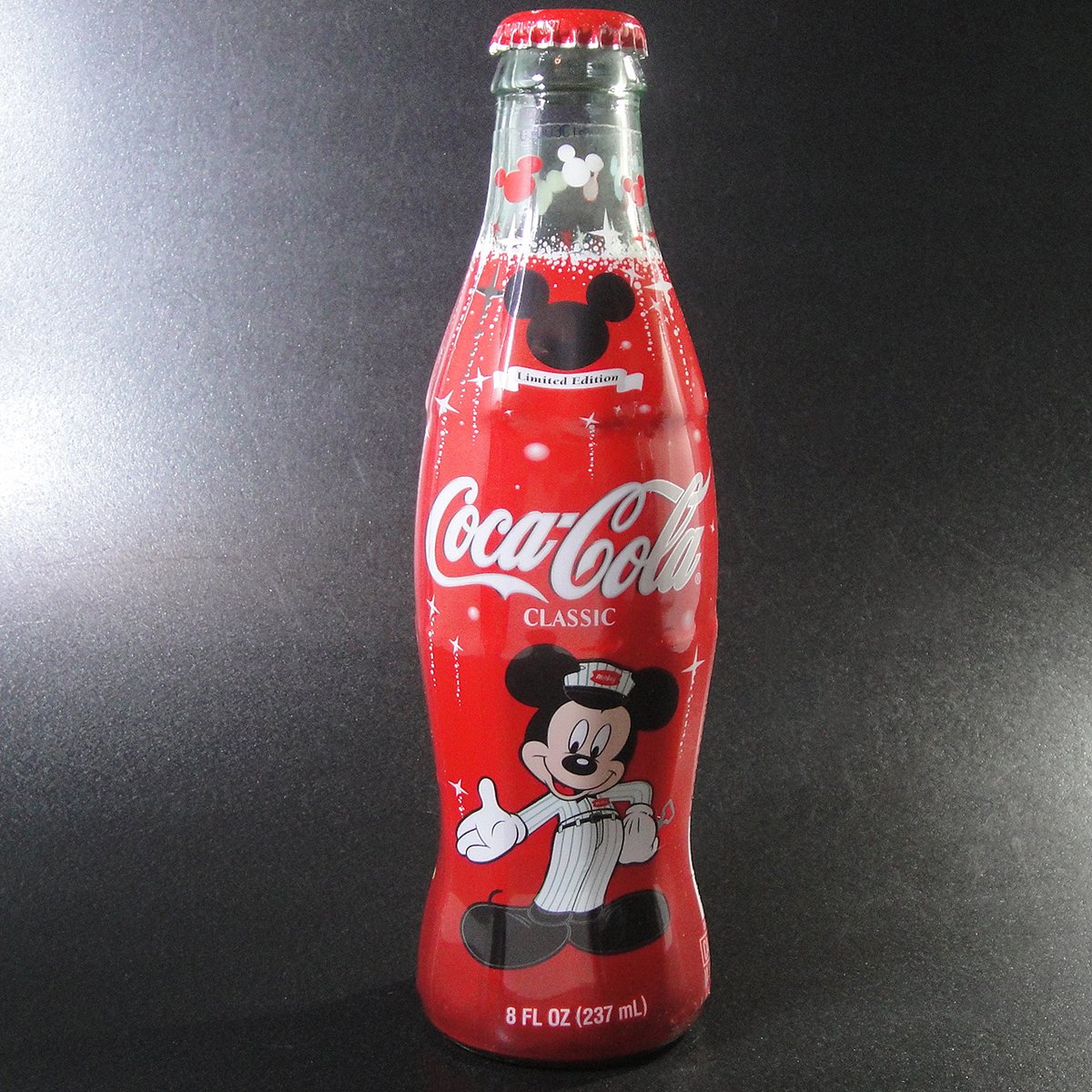 2003年製コカ・コーラ 限定ミッキー生誕75周年記念ボトル！ 未開封で
