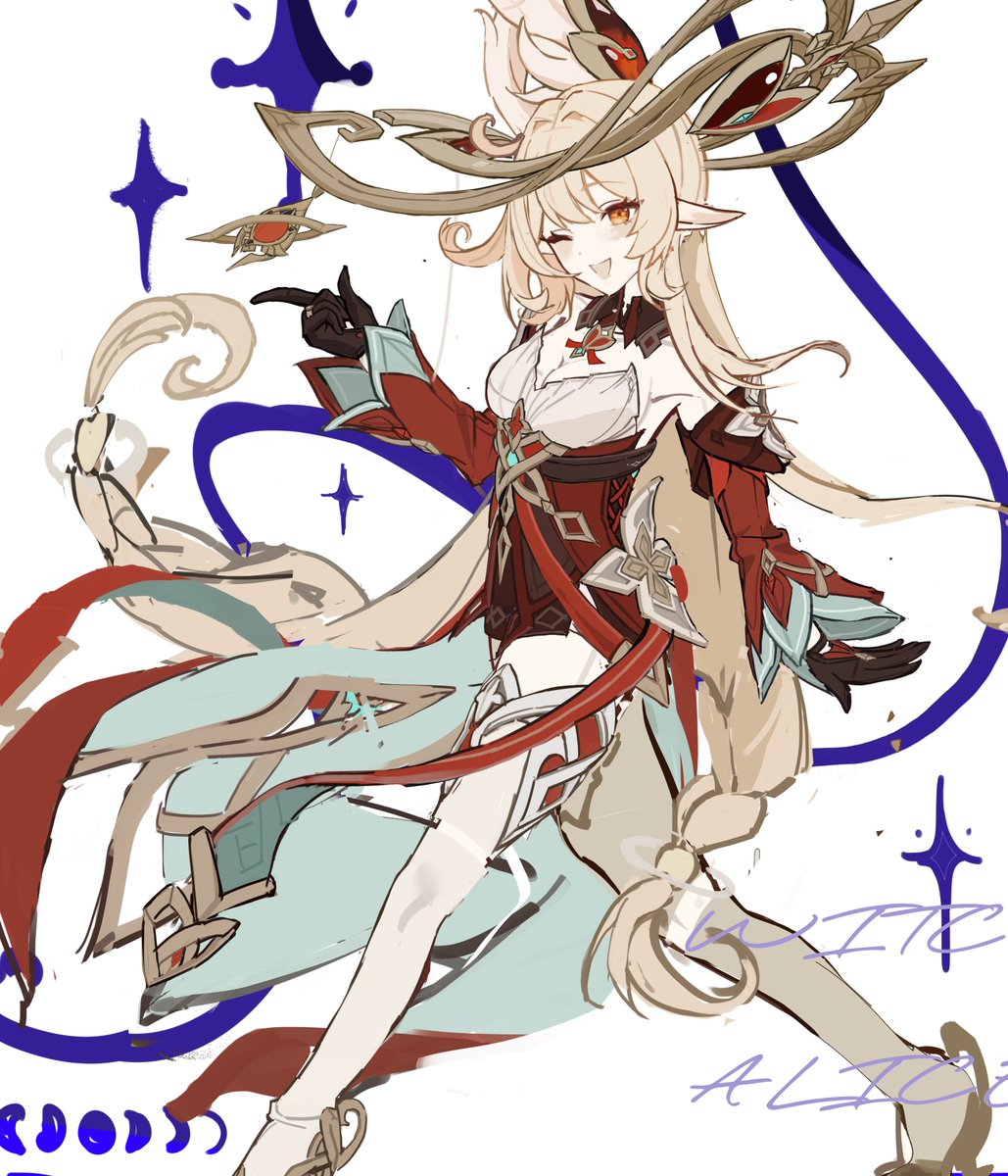 언제 그릴련지..
#GenshinImpact