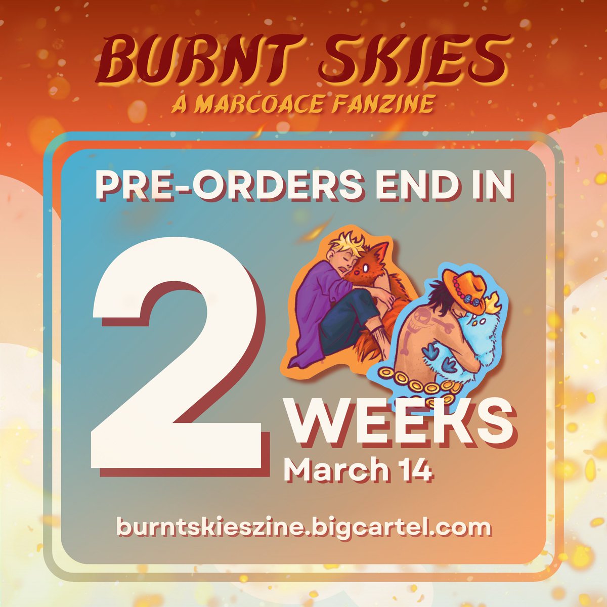 Burnt Skies: MarcoAce zine: Project Complete tweet media