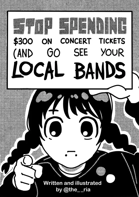 "Stop Spending $300 On Concert Tickets" Zine

1/5 