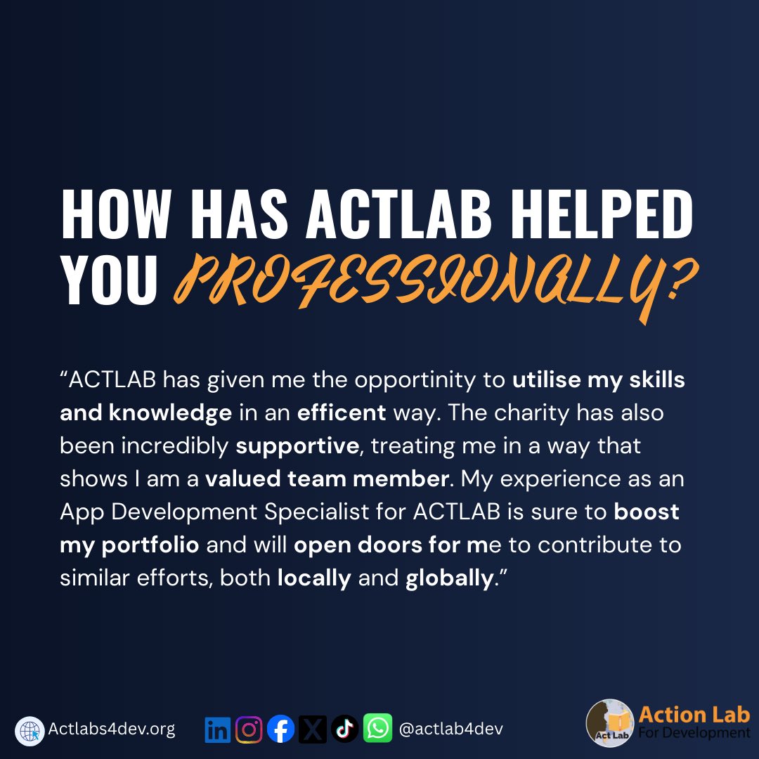 Happy New Month, everybody! We hope everyone has had a lovely start to March. For this week’s #SpotlightSunday, we are highlighting the fantastic efforts of Ali Rajab, one of our  Specialist App Development Volunteers. As always, click through to learn about Ali’s experience!