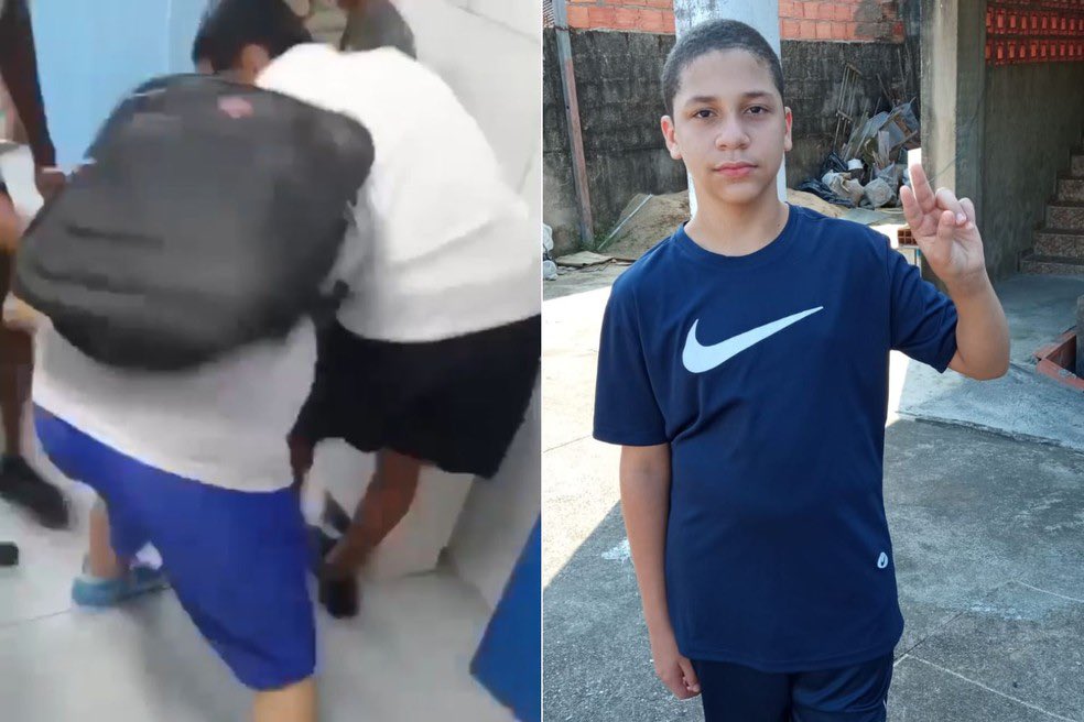 <a href="/DaniloGentili/">Danilo Gentili</a> <a href="/Amandavettorazz/">Amanda Vettorazzo</a> Na época do Joca esse menino aq foi vítima de bullying, teve a coluna pisada e morreu por negligência médica, NINGUÉM DEU UM PIO sobre essa merda, nisso devo dar o crédito ao anão de Embu, ele foi o único canal grande q falou disso