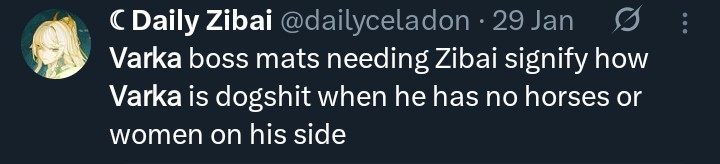 Daily Varka ⚔️ tweet media