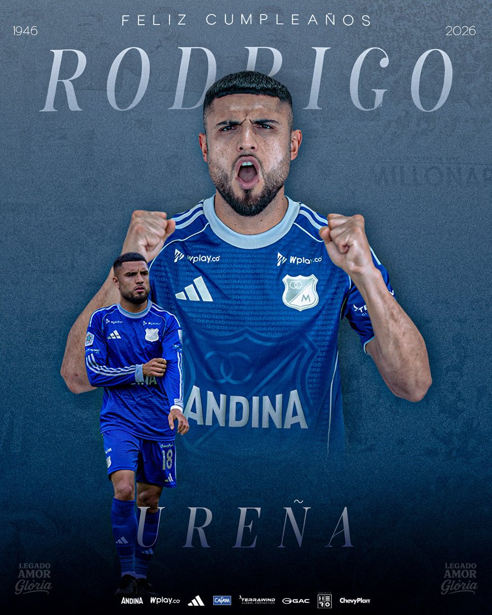 🎯⚽️ ¡Feliz cumpleaños, Rodrigo! Ⓜ️💙

​Le enviamos un fuerte abrazo y los mejores deseos a nuestro volante, Rodrigo Ureña, que hoy celebra un año más de vida. 🥳🎂