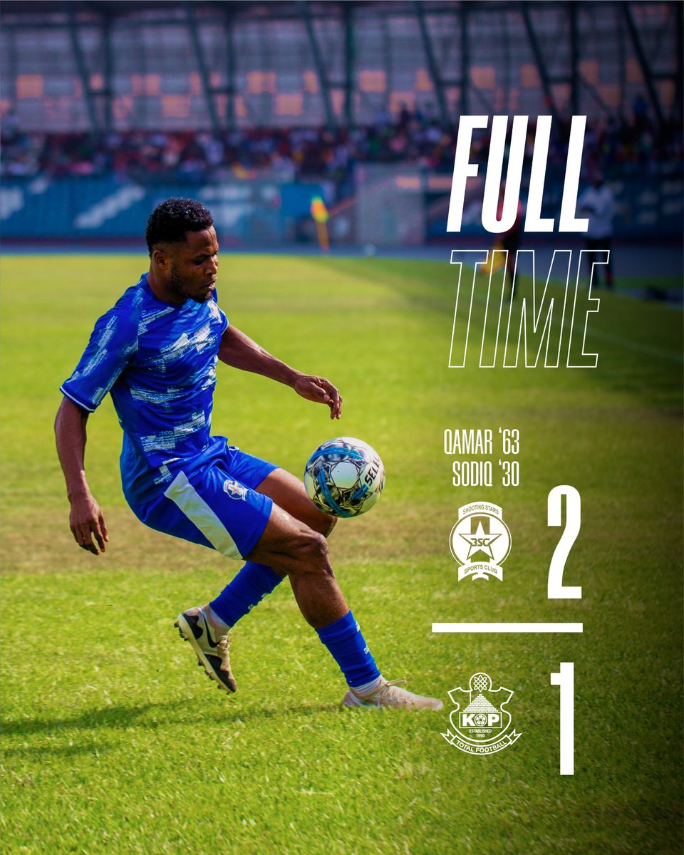 FT : Shooting Stars SC 2 - 1 Kano Pillars