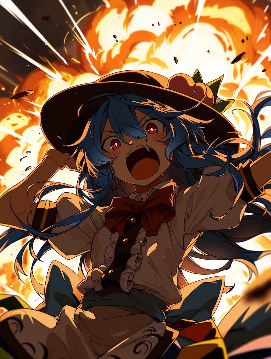 比那名居天子#AIイラスト脱出！