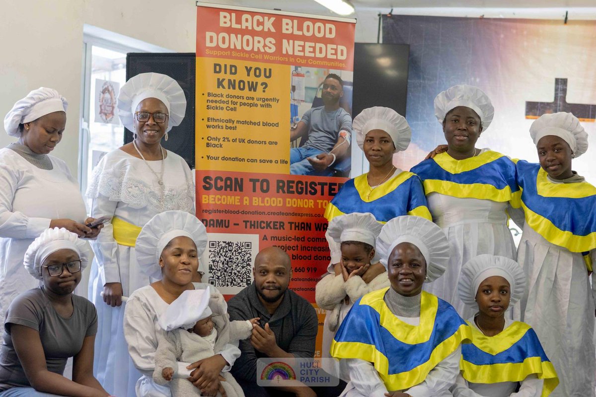 Create_Express_'s tweet photo. Powerful awareness workshop delivered in partnership with local faith groups 🙌🏾

Honest conversations about blood donation &amp; sickle cell.
When faith spaces lead, communities listen. ❤️🩸

Help save lives — register today:
https://t.co/ogVXIRgxZc ⁦@NHSBT⁩ https://t.co/r248LavlRW