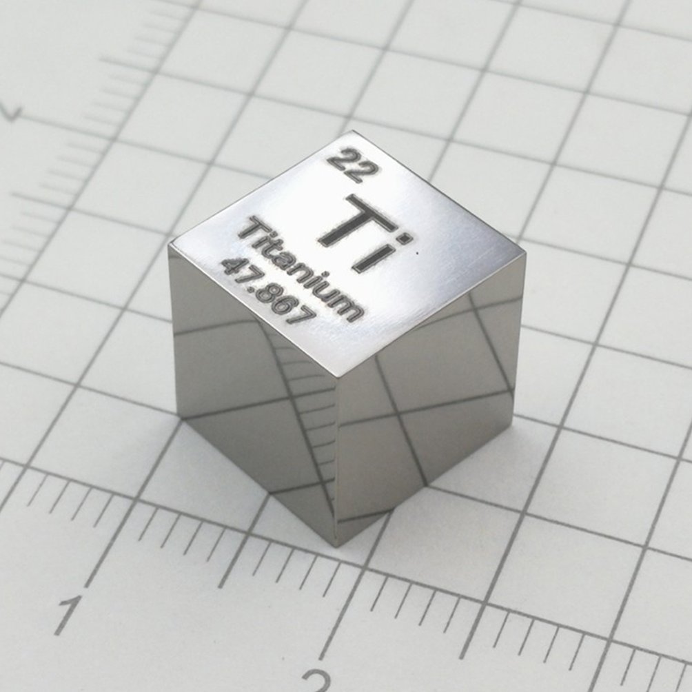 trancemetals's tweet photo. Solid Titanium Density Cube 10mm – 4.5g 🧊⚡💎  
99.5% pure titanium • hand-polished mirror finish  
10x10x10mm • 4.5g • laser-engraved  

Highest strength-to-density ratio • collector heirloom  
https://t.co/OtE09XvcNL 🔗 
#DensityCube #Titanium #ElementCollection https://t.co/8kPBzVlMr3