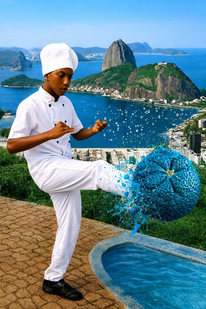 Carioca se revolta ao comer a fruta rara ''manju'' ao invés de pombo. 

''É muito azedo, prefiro comer pombo.''