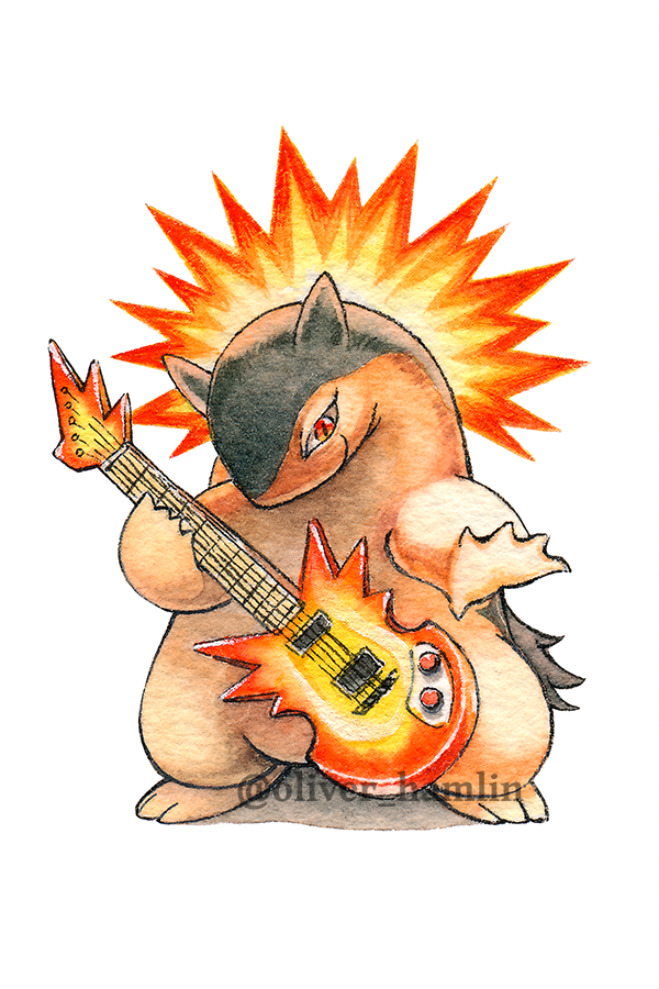Typhlosion is explosive on those strings 🔥